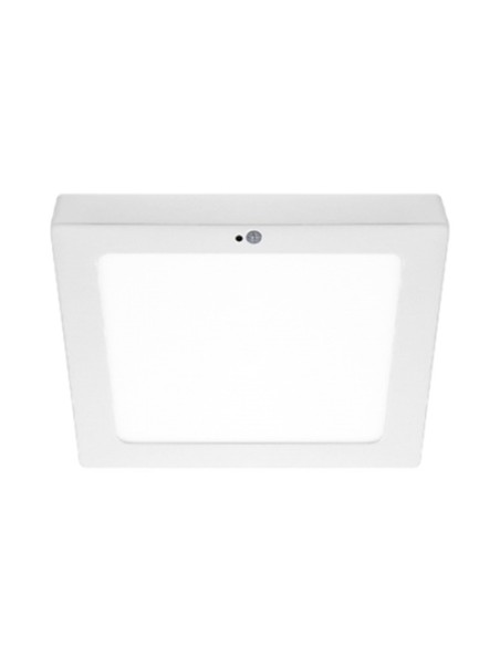 Iglux ig-pir20c-c downlight cuadrado superficie con sensor de movimiento 220v 20w 3000k 120º
