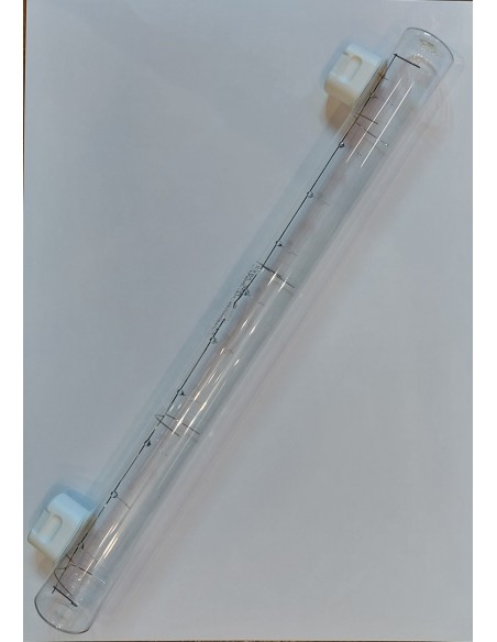 Radium kristalina linestra clara 230v 30cm 2 casquillos 230v 35w S14s