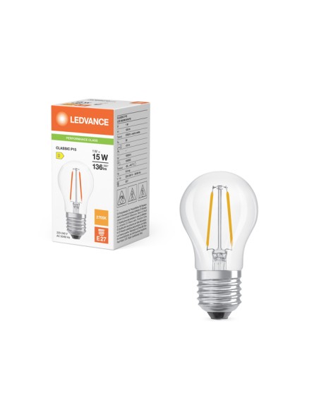 Ledvance classic p25 performance class esférica clara 220v 1w 2700k E27