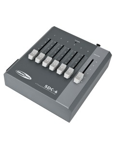 Showtec sdc-6 controlador dmx de 6 canales