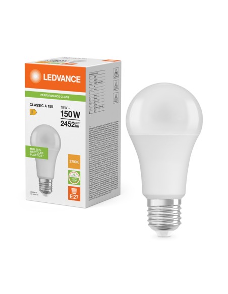 Ledvance classic a150 performance class standard mate 220v 19w 2700k E27
