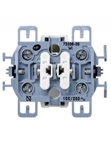 Simon 73398-39 combinación 2 interruptores...