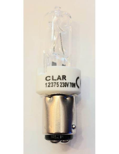 CLAR HALOGENA TUBULAR CLARA 220V 105W B15D
