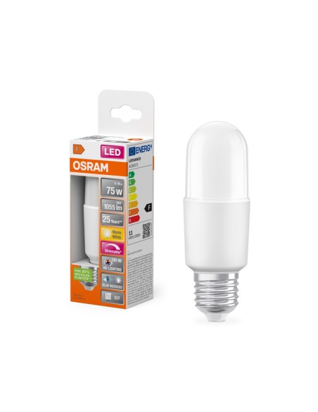 Osram-Ledvance superstar stick 75 cri90 tubular mate regulable 220v 11w 2700k E27