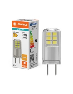 Ledvance pin 28 performance class 12v 2,2w 2700k GY6.35 2
