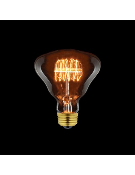 Laes 984729 bombilla incandescente vintage filamento espiral 220v 40w 2200k E27