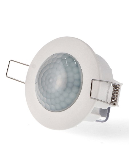 LM9016 detector movimiento pir 360º empotrable color blanco 220v