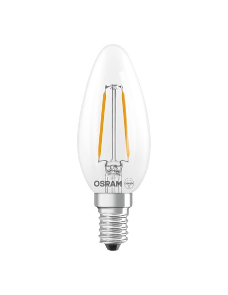 Osram-Ledvance led superstar classic b25 dim vela clara regulable 220v 1,8w 2700k E14