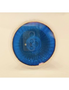 Ovalamp halógena par16 color azul 230v 35w GU10