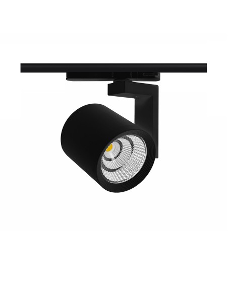 Beneito Faure 4450-v2 foco carril trifasico negro modelo lena led  220v35w multitono