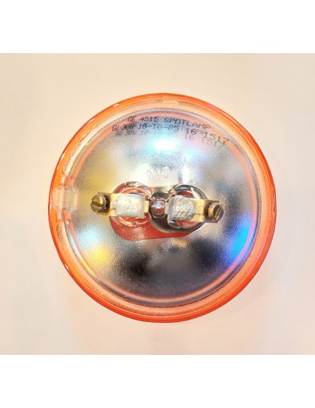 General Electric lámpara 4515 6v 30w color rojo tornillos