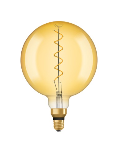 Osram vintage 1906 led big globe gold 220v 4w...