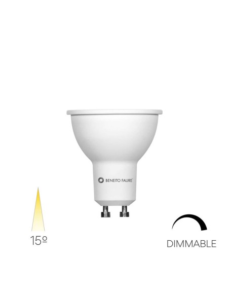 Beneito Faure 4018-v2 par16 led 220v 6w 5000k 120º GU10