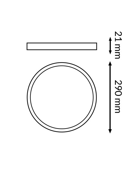 LEDVANCE DL ALU DN150 DOWNLIGHT LED 220V 14W 3000K