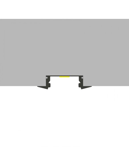 LM3705 perfil de aluminio de empotrar 2 metros