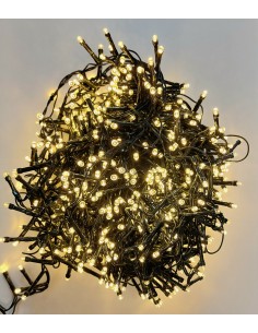GUIRNALDA LED 20 METROS EXTERIOR IP44 1000 LED BLANCO CALIDO