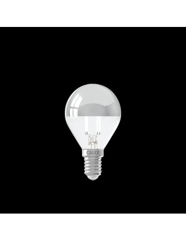 Calex 1101001000 esférica led cúpula plata...