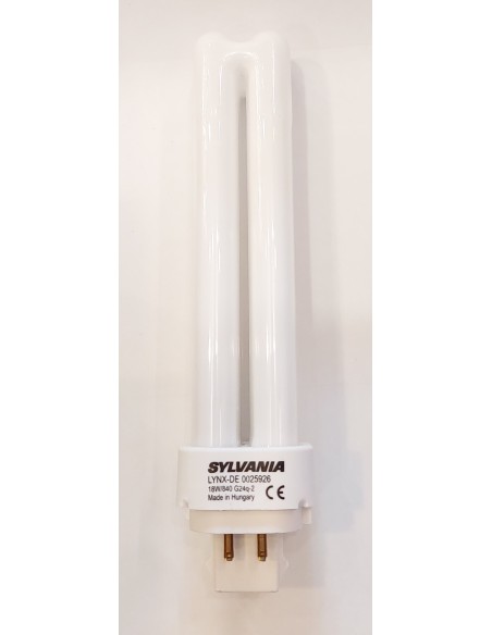 Sylvania lynx d/e 18w 840 G24q-2 4 pin