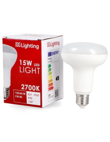 GA7543  r90 led 220v 15w 6000k 120º E27