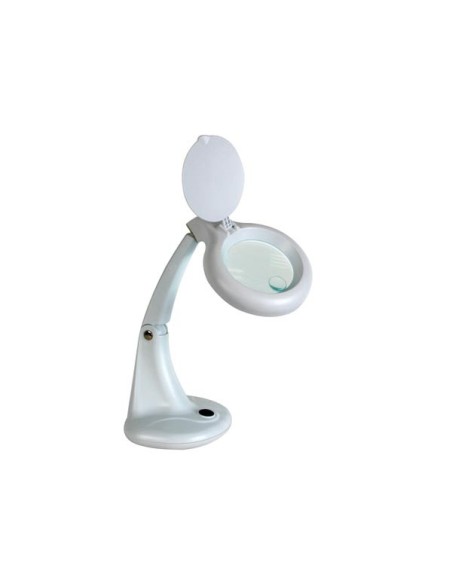 LAMPARA SOBREMESA CON LUZ Y LUPA 3 + 12 DIOPTRIAS