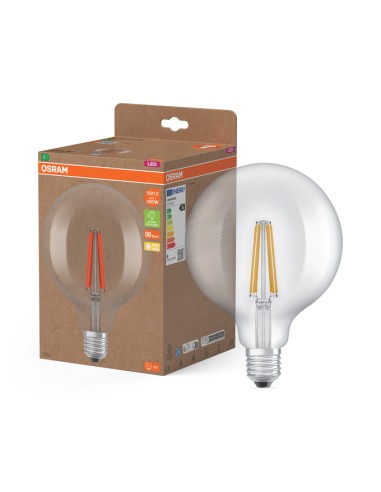 Osram classic globe 125 100 globo led claro...