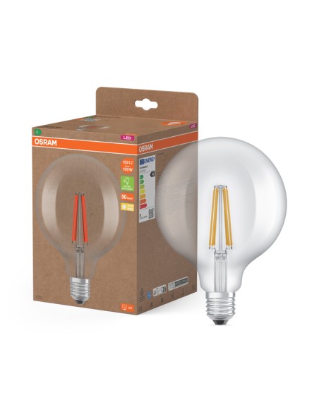 Osram classic globe 125 100 globo led claro 125mm 220v 7,2w 2700k E27