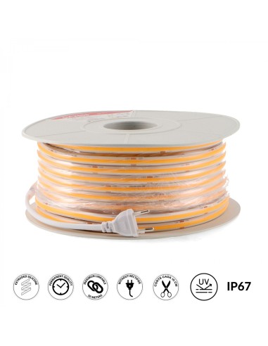 GA2687 tira de led ip67 220v 2700k cobpoint 14w/m