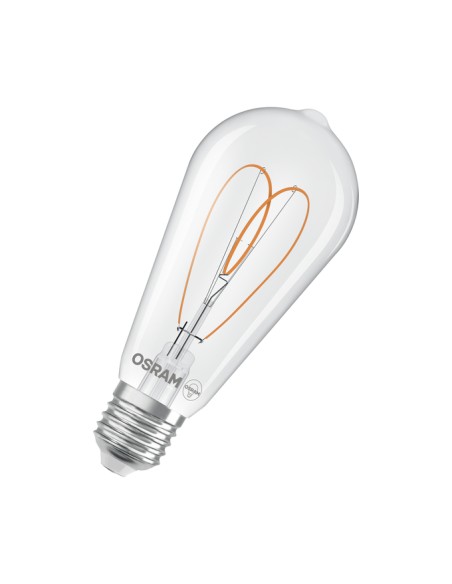 Osram led edison vintage clara filamento corazón 220v 7,2w 2700k E27