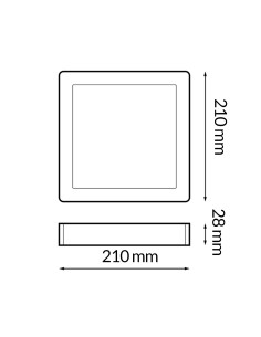 LEDVANCE DL ALU DN150 DOWNLIGHT LED 220V 14W 3000K 2