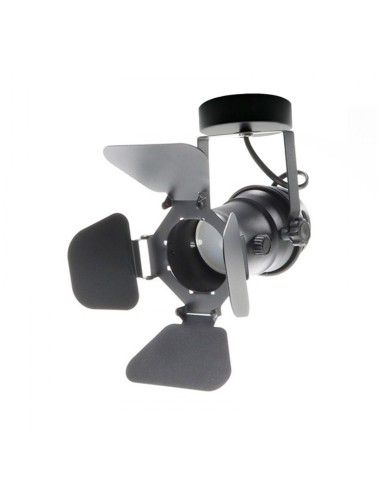 LM4341 Movie aplique par16 color negro GU10