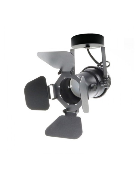 LM4341 Movie aplique par16 color negro GU10