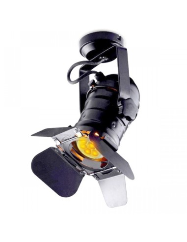 LM4341 Movie aplique par16 color negro GU10