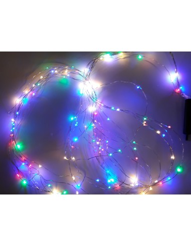 Guirnalda exterior 150 led 10 ramas multicolor