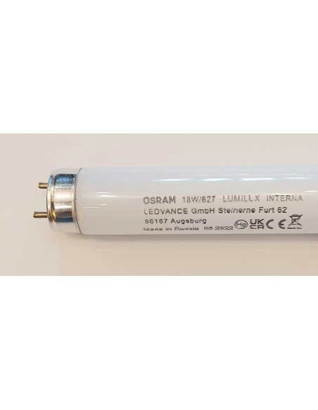 Osram lumilux tubo t8 60cm 18w 827 G13