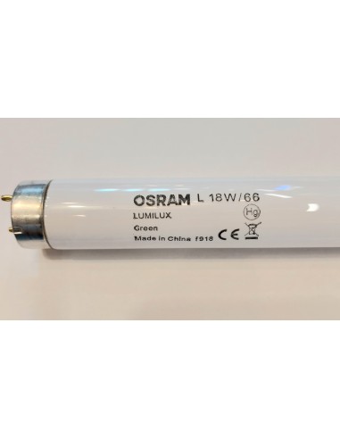 OSRAM LUMILUX L 18W/66 FLUORESCENTE VERDE 60CM