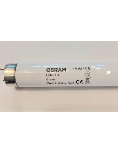 OSRAM LUMILUX L 18W/66 FLUORESCENTE VERDE 60CM
