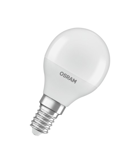 Osram-Ledvance led star classic p60 esferica mate 220v 6,5w 6500k E14