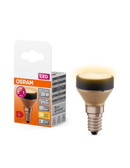 Osram-Ledvance led star flat 3 step dim 220v 3,5w 2700k E14
