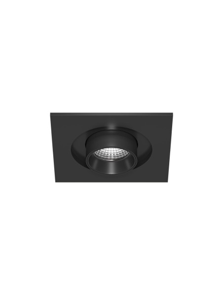 Beneito Faure 5109 modelo mini oxo square foco empotrado 6w 42º negro mate