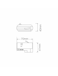 Beneito Faure 3624-v2 adaptador carril trifasico de... 2