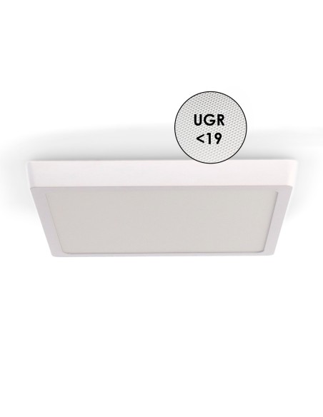GA5638 downlight led superficie cuadrado color blanco 220v 25w multitono