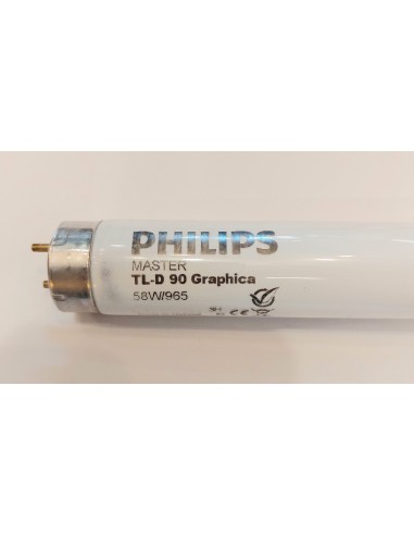 Philips tl-d 90 graphica tubo t8 1500cm 58w 965...