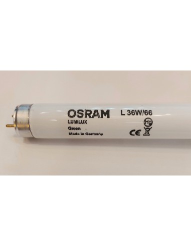 Osram lumilux l tubo t8 1200mm color verde...