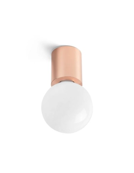 Faro 62154 aplique pared y techo modelo ten cobre E27