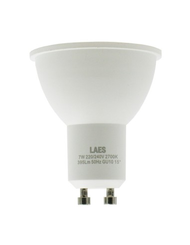 LAES PAR16 LED 220V 7W 15º 2700K GU10