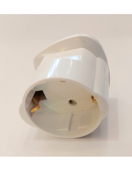 Solera 01728 adaptador ingles a schuko 13a 250v