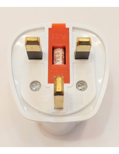 Solera 01728 adaptador ingles a schuko 13a 250v