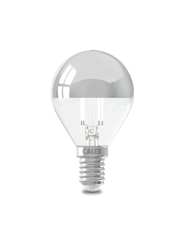 Calex 1101001000 esférica led cúpula plata...