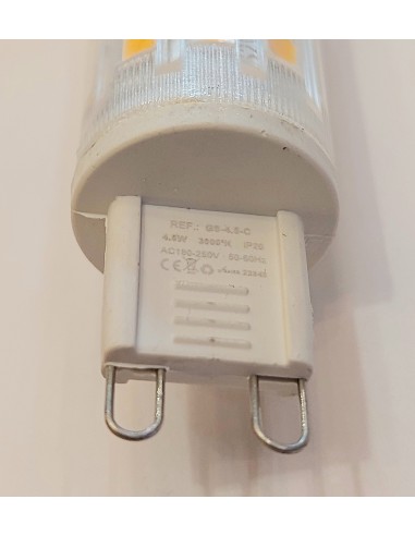 Iglux led g9 220v 4,5w 3000k G9