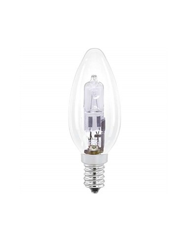 Laes eco halógena vela 230v 28w E14